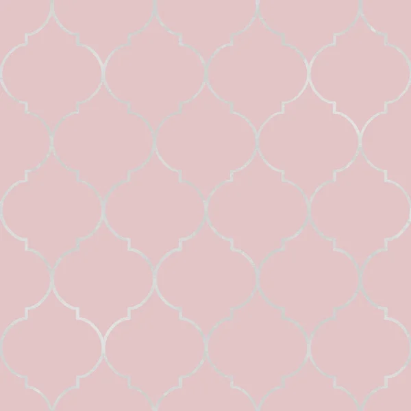 빈티지 모로코 패턴입니다 럭셔리 빛나는 분홍색 배경에 텍스처 기하학적 요소입니다 — 스톡 사진