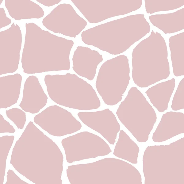 Abstracte Geometrische Roze Witte Naadloze Patroon Roze Hand Getekende Ornament — Stockfoto