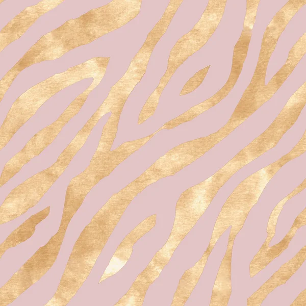 Анотація Геометричної Смуги Блискучий Золотий Метал Безшовний Візерунок Жовтий Золотий — стокове фото