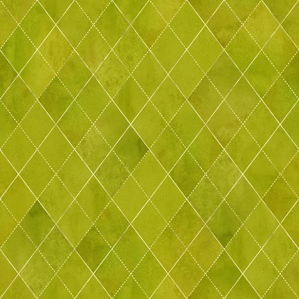 Acuarela Argyle Patrón Geométrico Abstracto Cuadros Sin Costuras Con Contorno —  Fotos de Stock