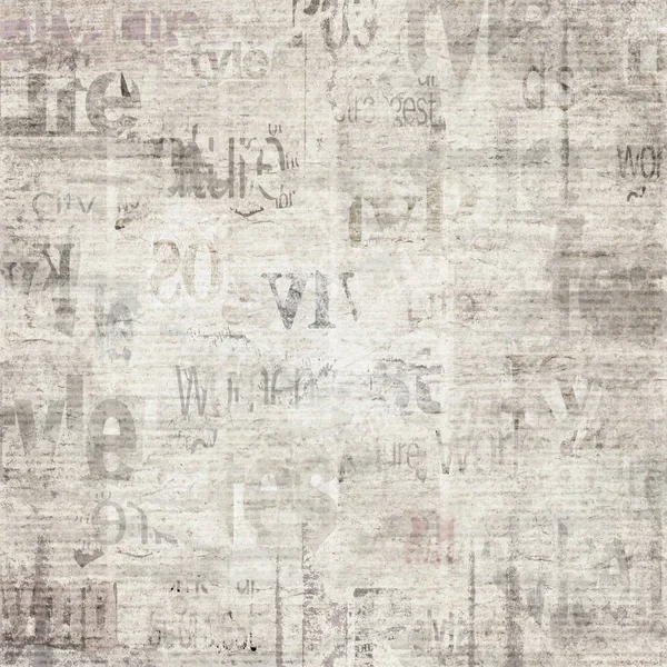 Starý Novinový Papír Grunge Texturou Pozadí Náměstí Retro Noviny Textura — Stock fotografie