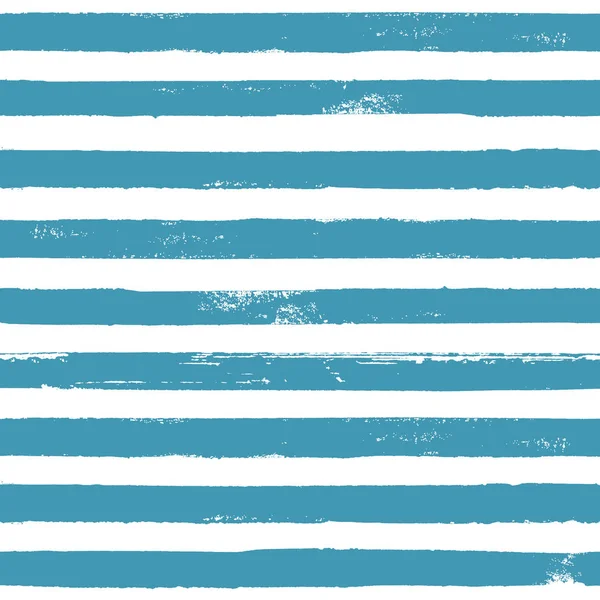 Blue White Grunge Abstract Hand Drawn Striped Seamless Pattern White — Stock Photo, Image