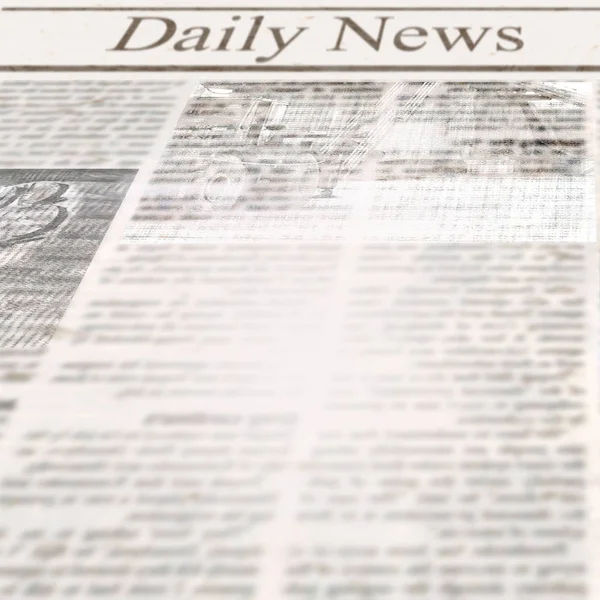 Ημερήσια Εφημερίδα Ειδήσεων Τίτλο Και Παλιά Αναγνώσιμο Κείμενο Vintage Grunge — Φωτογραφία Αρχείου