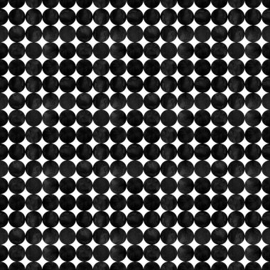 Soyut geometrik seamless modeli. Siyah ve beyaz minimalist tek renkli sulu boya resimle basit şekiller ve resimler. Suluboya şekilli doku daireler. Baskı Tekstil, duvar kağıdı, ambalaj için