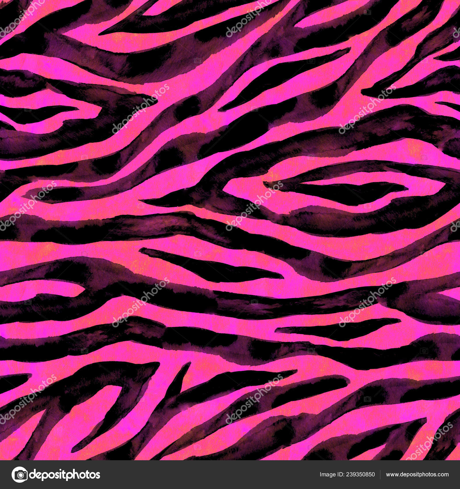 Neon Pink Zebra Wallpaper