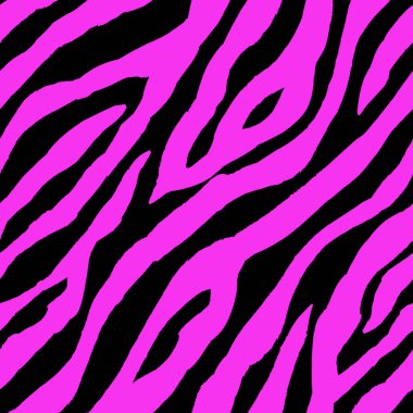 Siyah ve pembe soyut dokulu Dikişsiz desen arka plan çizgili. Suluboya elle çizilmiş renkli parlak hayvan kürk deri şerit doku. Suluboya Tekstil, duvar kağıdı, kaydırma için yazdırma.