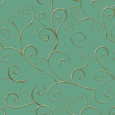 Barok tarzı Dikişsiz desen süsleme arka plan. Zarif lüks moda doku