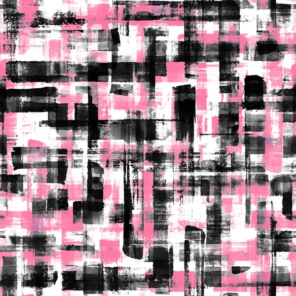Абстрактный Гранж Кросс Геометрических Форм Современного Искусства Многоцветный Бесшовный Фон — стоковое фото
