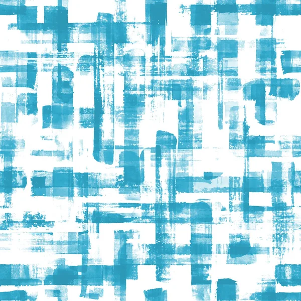 Абстрактный Гранж Крест Геометрические Формы Современного Искусства Голубой Бирюзовый Бирюзовый — стоковое фото