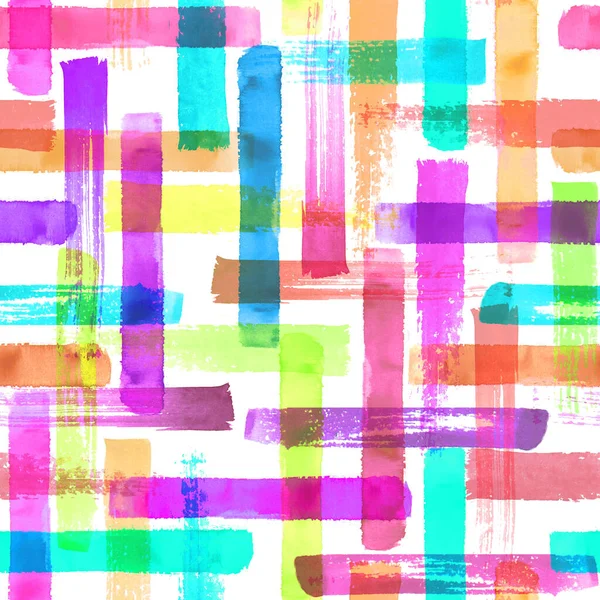 Grunge Abstracto Cruz Formas Geométricas Arte Contemporáneo Multicolor Sin Costuras —  Fotos de Stock
