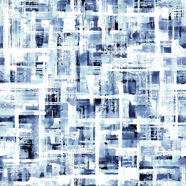 Astratto Grunge Croce Forme Geometriche Arte Contemporanea Blu Colore Senza — Foto Stock