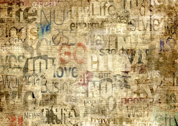 Old Newspaper Paper Grunge Letters Words Texture Background Blurred Vintage Royalty Free Stock Photos