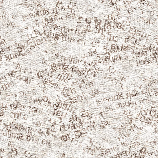 Old Grunge Newspaper Collage Seamless Pattern Unreadable Vintage Newsprint Texture Gray Beige Color Collage News Paper Textured Background Print For Textile Wallpaper Wrapping Square Type Stock Photo