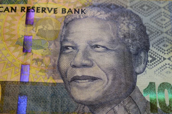 Banknote Portrait Nelson Mandela — Stock Photo, Image