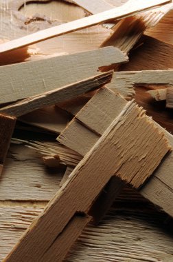 Peletler için geri dönüştürülecek ahşap
