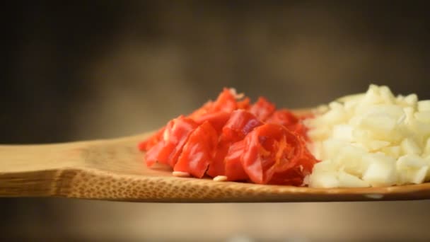 Macarrão Aglio Olio Peperoncino — Vídeo de Stock