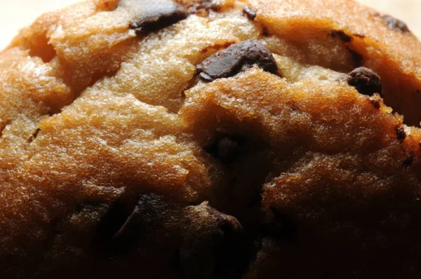 Close Muffins Chocolate Chips — Stock Photo, Image