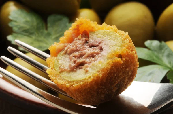 Olive Ascolane 'e yaklaş.