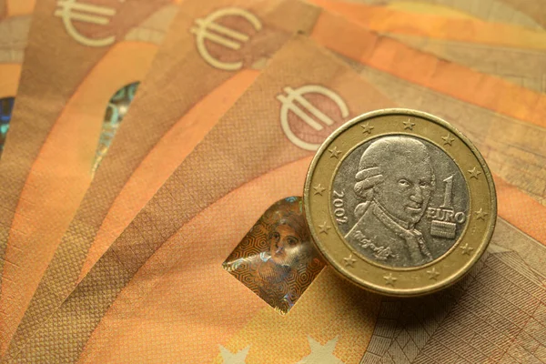 Euro Austriaco Billetes — Foto de Stock