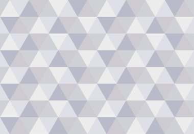 Üçgen seamless modeli. Düşük Poli geometrik arka plan. Gri ve gümüş renkleri. Tekstil, afiş, broşür, T-shirt, baskı tasarımı duvar kağıtları. Mozaik şablonu üçgen yaptı. Vektör çizim