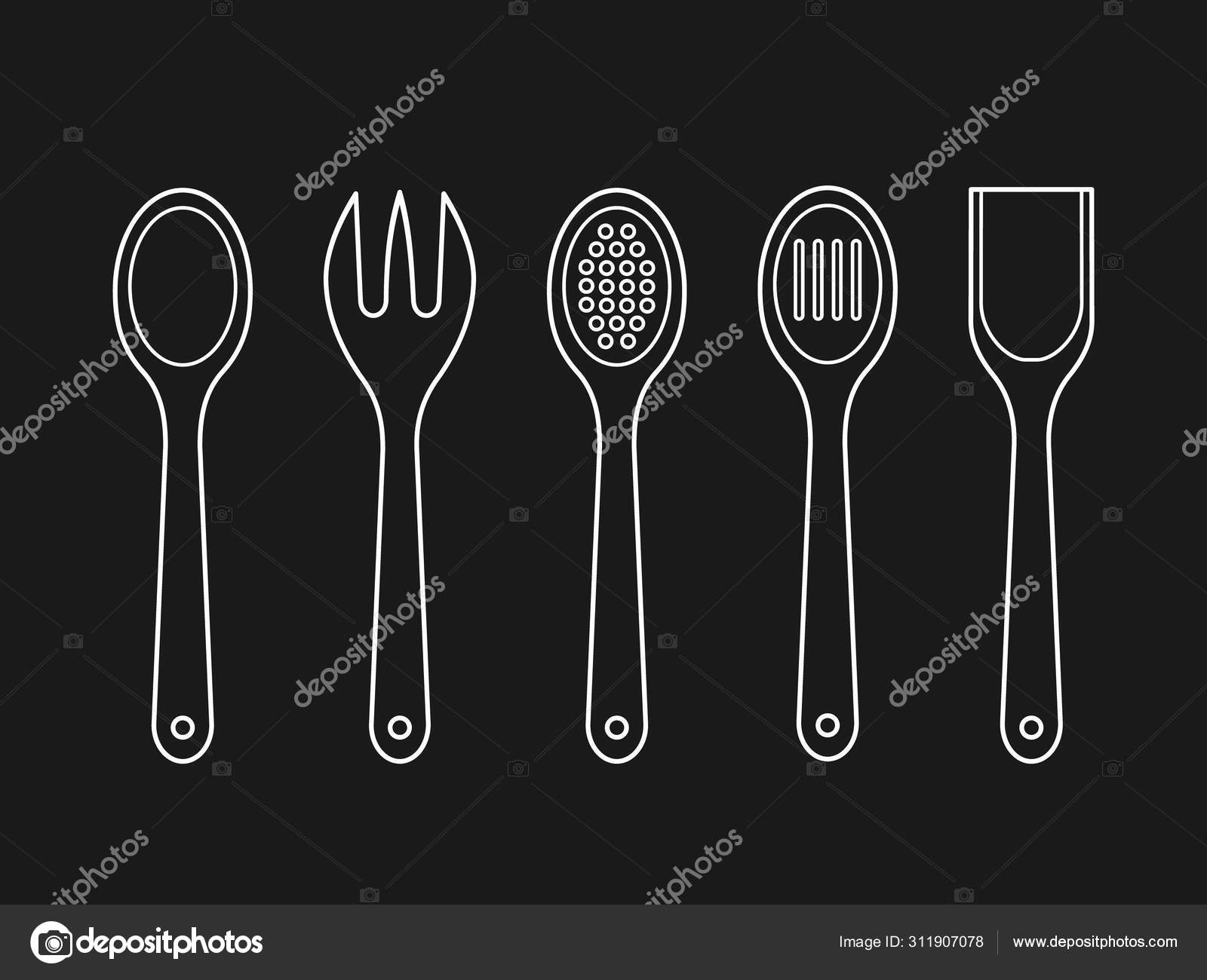 Kitchen Tools Mixing Spoon