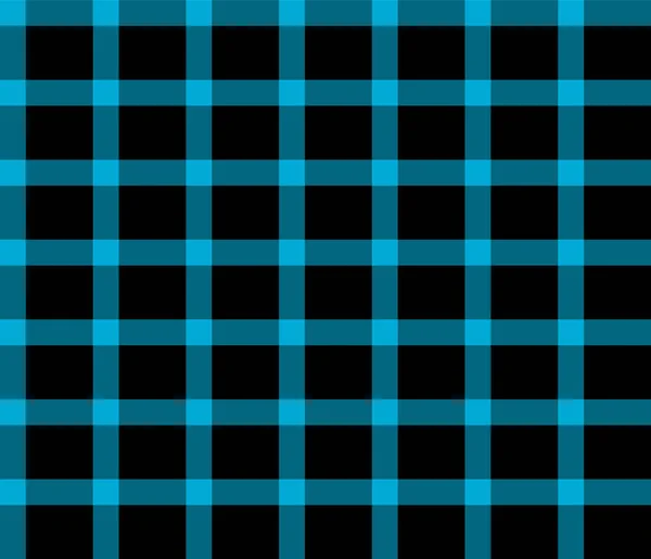 青と黒のタータンの質感 ライトブルーのチェックされたシームレスなパターンを果たした シャツ ドレスや他のファッション製品のためのLumberjack背景 黒と青のギンガムシームレスな背景 — ストックベクタ