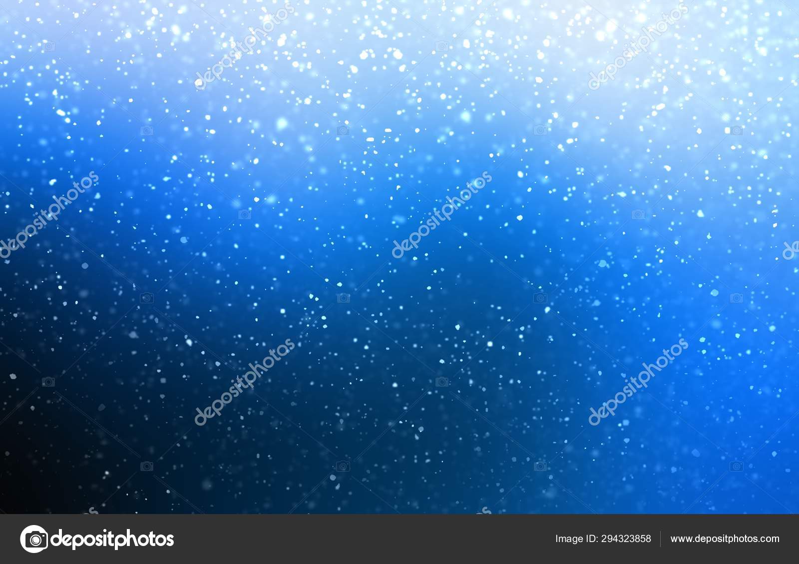 Snowfall Blue Dark Background Magical Low Light Wave Shade Blurred