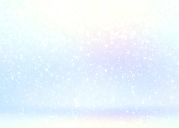 Snowfall 3d background. Light subtle texture. Cool winter illustration. White blue bright gradient. Pure fresh clear texture.
