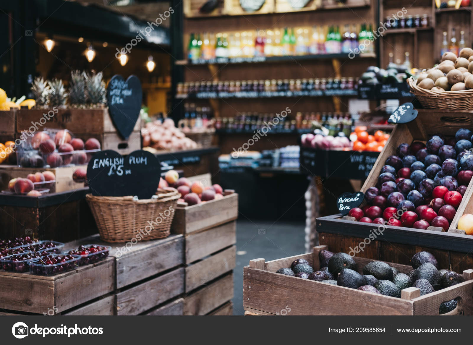 wooden fruit and vegetables