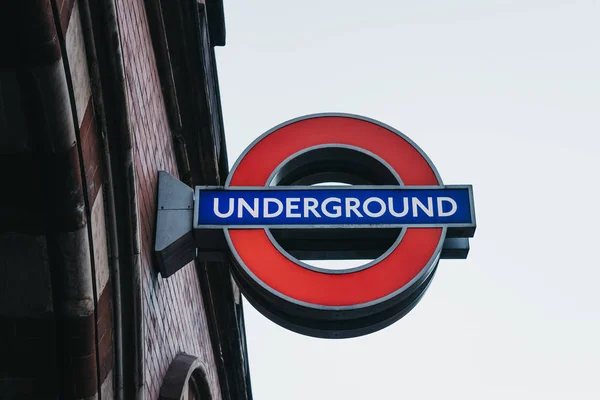 London Egyesült Királyság Július 2018 London Underground Jel King Cross — Stock Fotó
