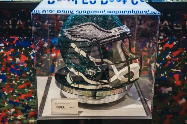 Nova Iorque Eua Maio 2018 Capacete Swarovski Eagles Venda Nfl — Fotografia de Stock