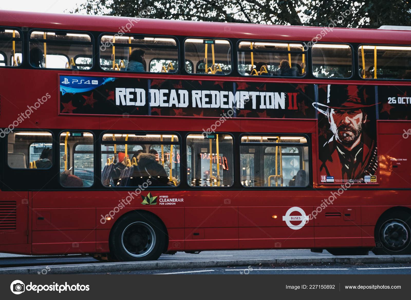 London November 18 Red Dead Redemption Game Advertisement Red Double Stock Editorial Photo C Alenakr London November 18 Red Dead Redemption Game Advertisement Red Double Stock Editorial Photo C Alenakr