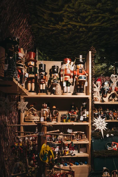 Wien Österreich November 2018 Holzdekoration Der Weihnachtswelt Rathausplatz Traditioneller Wiener — Stockfoto