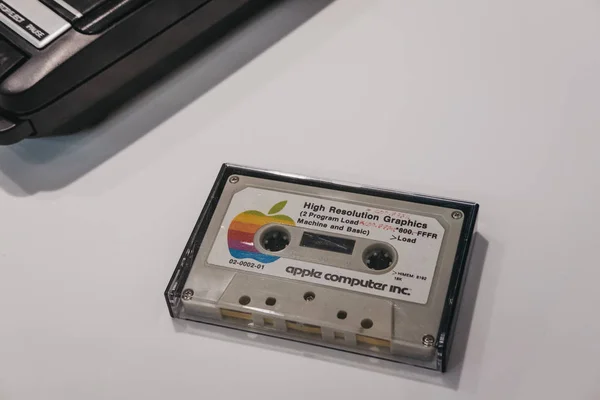 프라하 공화국 2018 매킨토시 프로그램 카세트 프라하 제품의 소장품에서에서 박물관 — 스톡 사진