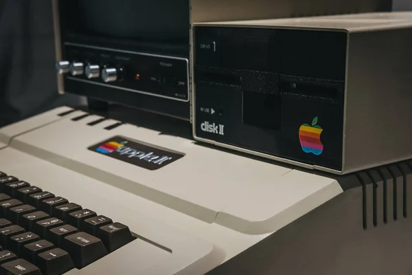 Praga República Checa Agosto 2018 Macintosh Apple Exhibe Apple Museum — Foto de Stock