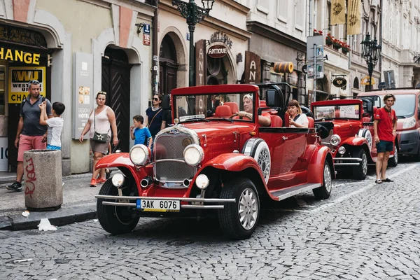 Prague Czech Republic August 2018 Prague Old Car Car Central — Stock Photo, Image