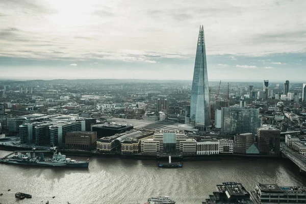 Λονδίνο Ηνωμένο Βασίλειο Ιανουαρίου 2019 Πανοραμική Άποψη Του Λονδίνου Και — Φωτογραφία Αρχείου