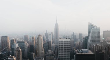 New York manzarası ve konumlar, ABD havadan görünümü.