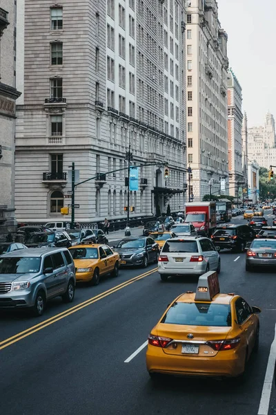 New York Usa May 2018 Yellow Taxis Street New York — Stock Photo, Image