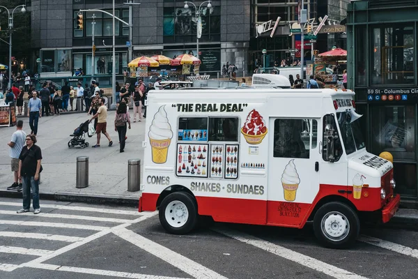 New York Usa Juni 2018 Eiswagen Auf Einer Straße New — Stockfoto