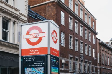 Santander bisiklet istasyonunun kapatılması Jewry Caddesi, Aldga