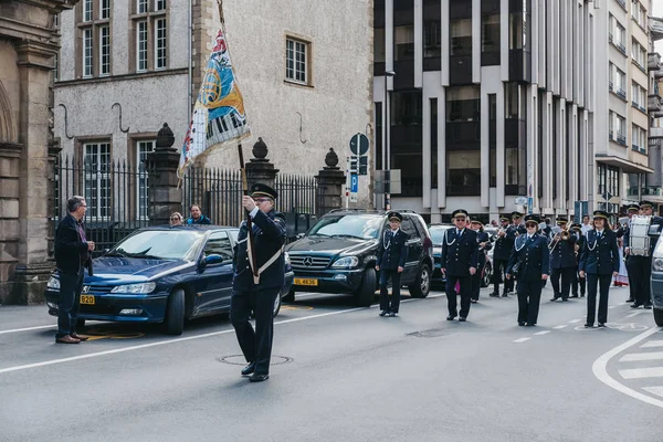 Lüksemburg, Lüksemburg 'da bir sokakta yürüyüş bandosu.