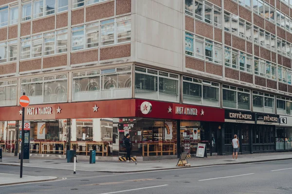 Londres Reino Unido Junho 2020 Bares Restaurantes Fechados Kingly Street — Fotografia de Stock