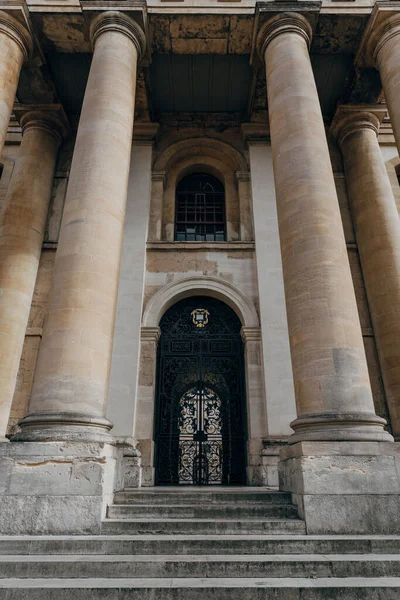 Oxford August 2020 Low Angle View Entrance Clarendon Building Early — Stock Photo, Image