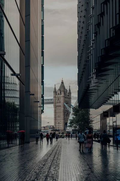 London Großbritannien August 2020 Blick Auf Die Tower Bridge Von — Stockfoto