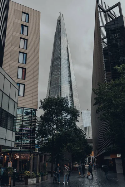 Londra Regno Unito Agosto 2020 Veduta Dello Shard Tra Gli — Foto Stock