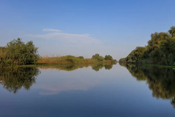 Paysage Dans Delta Danube Roumanie Europe — Photo