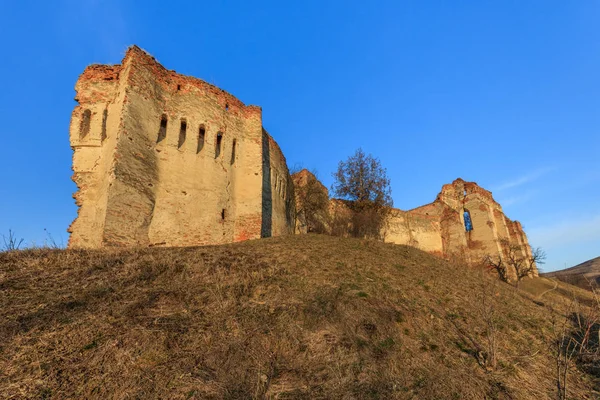 Slimnic Fortress Hills Slimnic Village Transylvania Romania — Stock Photo, Image