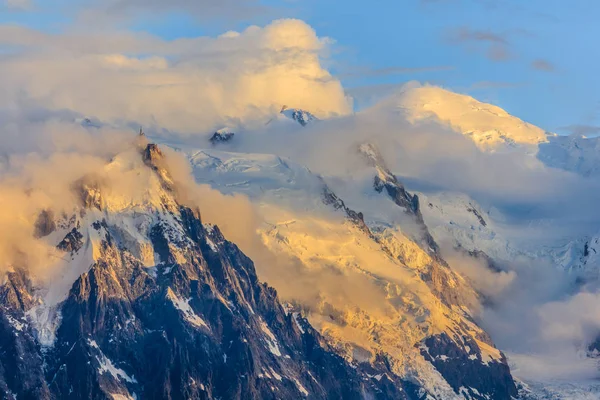 Mont Blanc Montaña Más Alta Europa Histórica 4810 Altitud —  Fotos de Stock