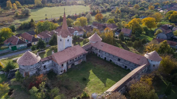 Torri Mura Castello Fortificato Medievale Sukosd Bethlen Racos Transilvania Romania — Foto Stock
